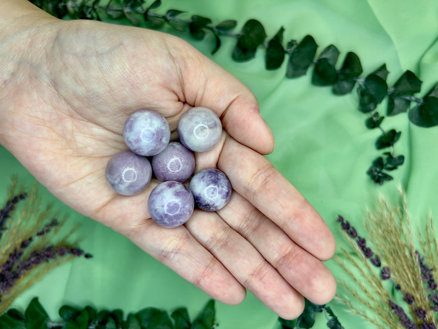 Mini Lepidolite Sphere