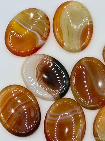 Banded Agate Worry Stone